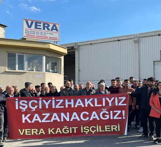 Grevdeki Vera kağıt işçilerinin tamamı işten çıkarıldı: 'Hakkımızı istedik, çok şey istemedik'