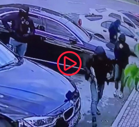 Küçükçekmece’deki kalaşnikoflu saldırı kamerada
