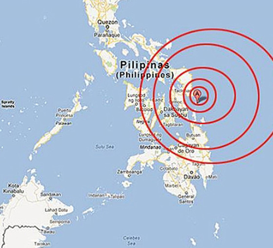 Filipinler'de 7,6 büyüklüğünde deprem