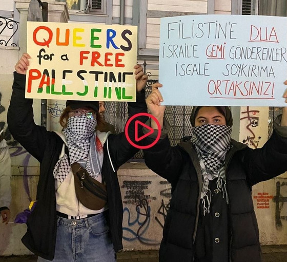 Kadıköy’de Filistin’le dayanışma eylemi: Gazze Şeridi’nde hiçbir yer güvenli değil