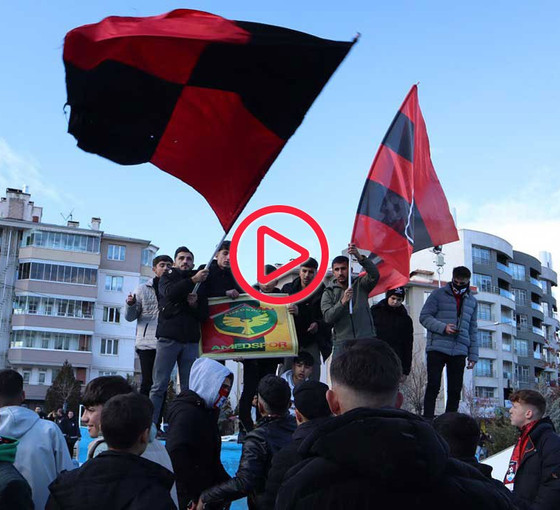 Bursaspor maçına Vanspor taraftarının alınmaması protesto edildi: Bu mücadeleyi Amedspor için alacağız