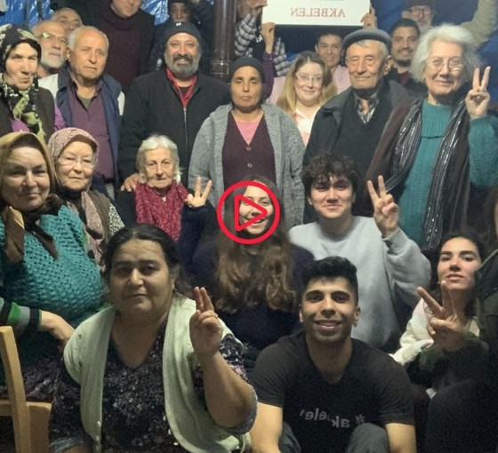 İkizköylüler yeni yılı Akbelen'deki nöbet çadırında karşıladı: Mücadeleden vazgeçmeyeceğiz