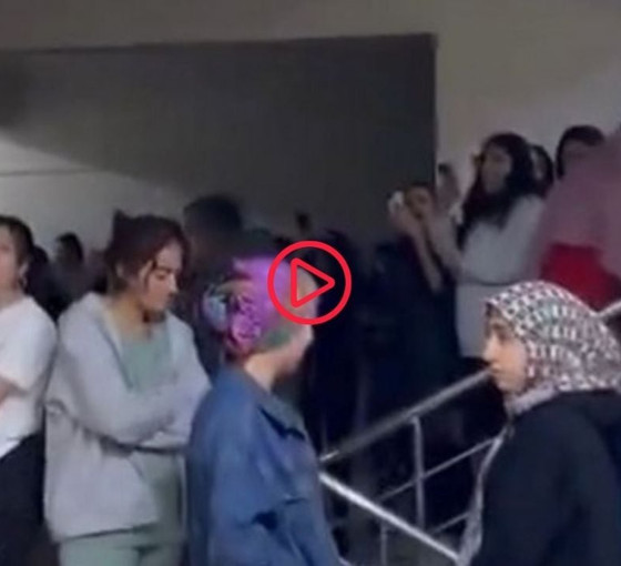 Iğdır KYK yurdu öğrencileri su ve yemek sorununu protesto etti
