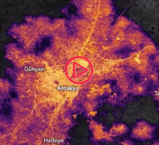 NASA verileriyle ışık haritası: Hatay’ın depremden önceki ve sonraki hali