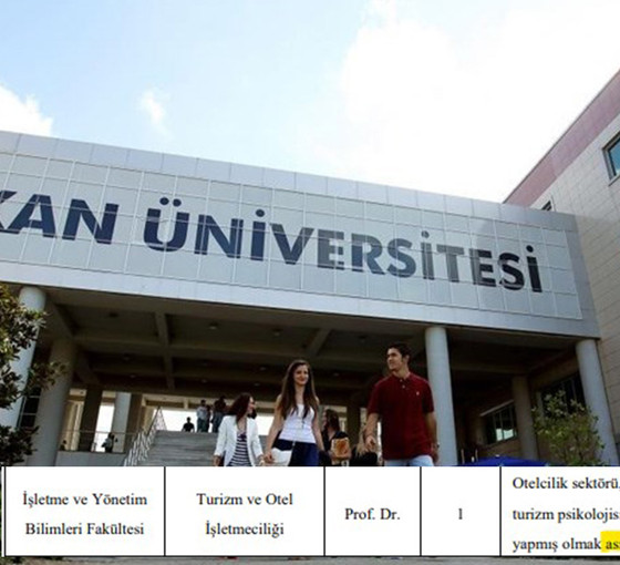 İstanbul Okan Üniversitesi kadro ilanına isim yazdı