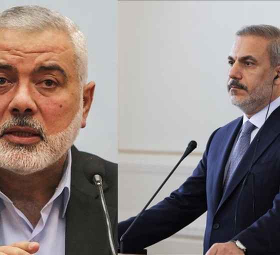 Dışişleri kaynakları: Hakan Fidan, Hamas lideri İsmail Haniye'yi kabul etti