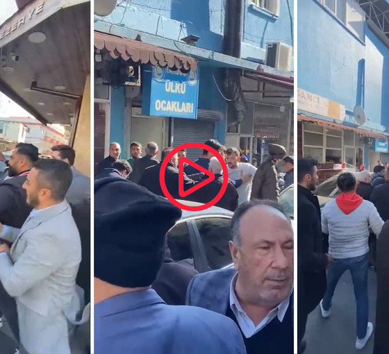 Ülkücüler Tarsus'ta CHP'li Boltaç'ın esnaf ziyaretine saldırdı