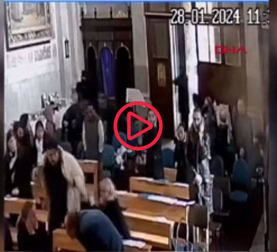 Santa Maria Kilisesi'ndeki saldırı anları ortaya çıktı
