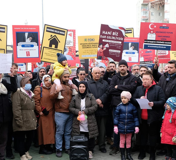 TOKİ mağdurları Eskişehir'den seslendi: Çözüm yoksa oy da yok