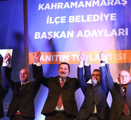AKP'nin Maraş'taki ilçe belediye başkan adayları açıklandı