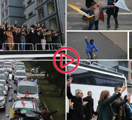 DEM Parti'den Diyarbakır adaylarına coşkulu karşılama