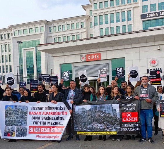 Alpargün Apartmanı duruşması 27 Haziran'a ertelendi