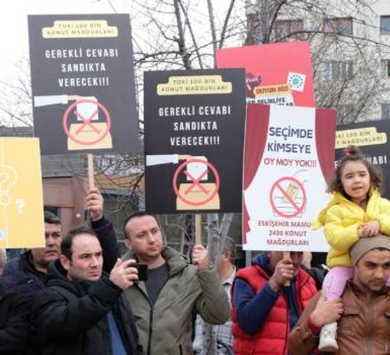 Eskişehir'de TOKİ mağdurları dernek kuruyor: 'Çözüm yoksa oy da yok'