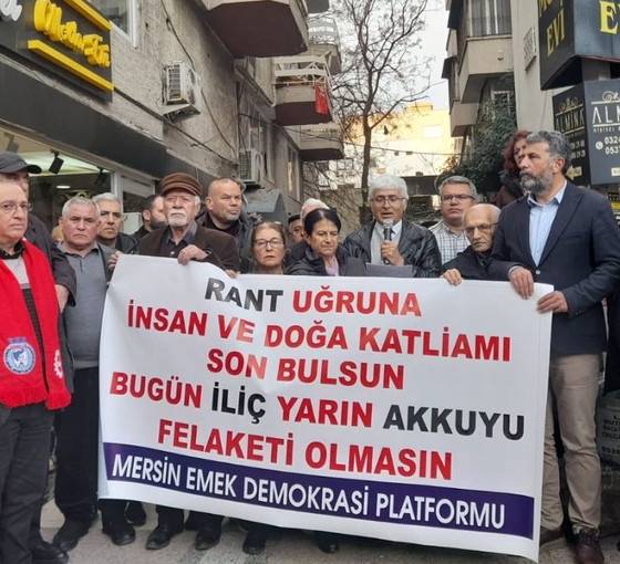 Mersin'de Akkuyu Nükleer Santrali hatırlatıldı: 'Bugün İliç yarın Akkuyu felaketi olmasın'