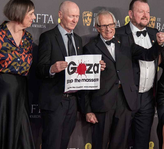 İşçi sınıfının yönetmeni Ken Laoch'tan BAFTA'da Gazze mesajı: Katliamı Durdurun