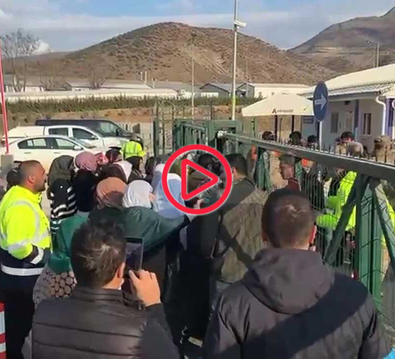 İliç'te madenci yakınları aramaların durmasını protesto etti