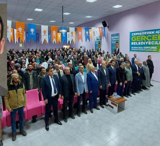 Çemişgezek Belediyesi AKP'li başkan adayının reklamını yaptı