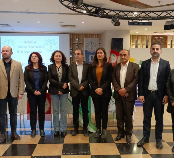 DEM Parti Adana adaylarını tanıttı: 'Rantçı ve tekçi anlayışa cevap olmak için yola çıktık'