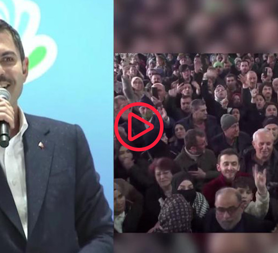 Murat Kurum protestoyu destek zannetti, 'Allah razı olsun' dedi