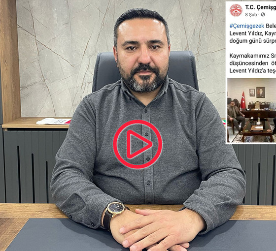Kaymakamın doğum gününü haber yapan gazeteci beraat etti