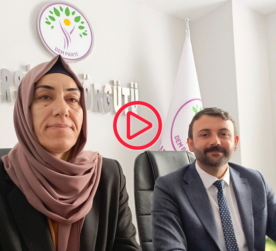 DEM Parti Akdeniz adayları Aslan ve Sarıyıldız: 'Buradaki barış ve kardeşlik Türkiye'ye örnek olacak'