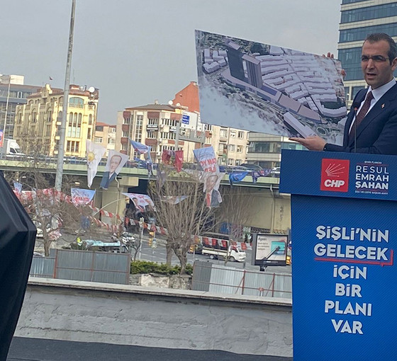 CHP Şişli adayı Şahan, rezerv alan ilan edilen yerde Kurum’a seslendi: 'Bu projenin depremle ilgisi nedir?'