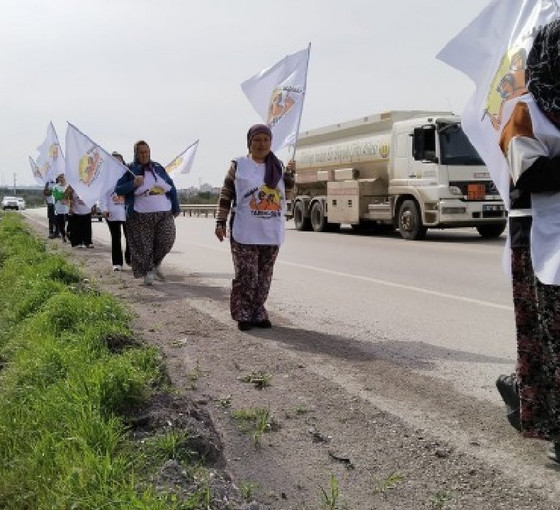 Agrobay işçileri Ankara'ya yürüyor: Bizi bu yola düşürenler utansın