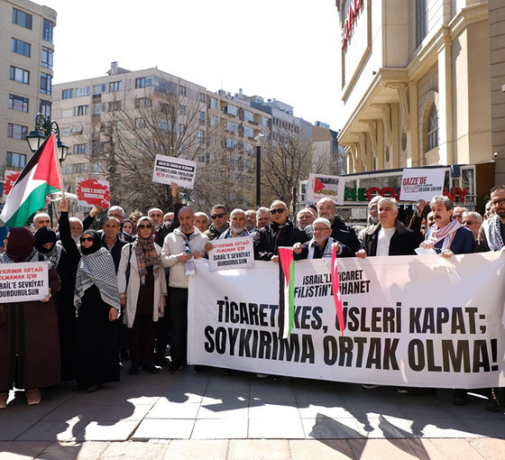 Eskişehir Filistin ile Dayanışma Platformu: 'İsrail’le ticaret cinayet ortaklığıdır'