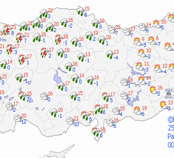 Meteoroloji’den sağanak yağış ve fırtına uyarısı: Hava sıcaklıkları azalıyor