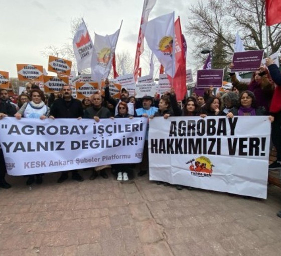 Demokratik kurum ve partilerden Agrobay işçilerine destek açıklaması
