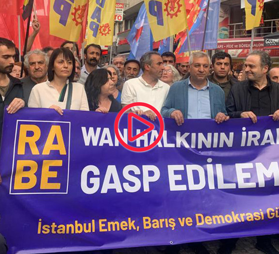 İstanbul’da Van eylemi: 'Halkın iradesi gasp edilemez'