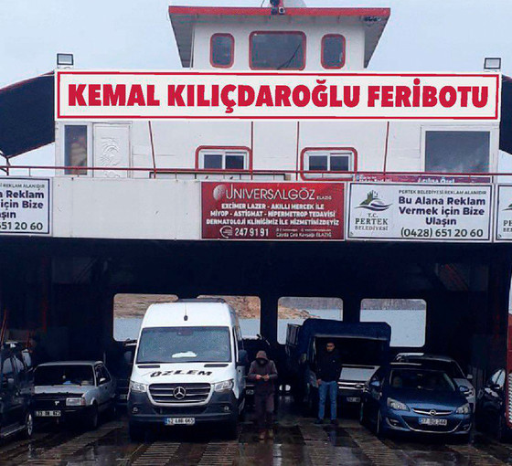Dersim'de Kılıçdaroğlu tartışması: AKP'li Pertek Belediye Başkanı 'Kılıçdaroğlu feribotu'nun ismini değiştirdi