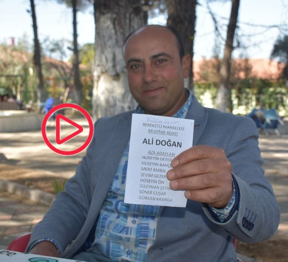 Aydın'da rakibinin oy zarfından çıkan 'Kalbimdesin' yazısı sayesinde muhtarlık yarışını kazandı