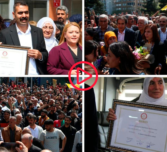 Diyarbakır Eşbaşkanları mazbatalarını aldı: 'Birlikte yönetmek için irademiz tam'