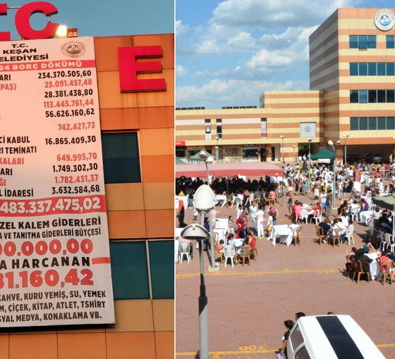 Keşan Belediyesi'nde AKP döneminden 483 milyon lira borç kaldı