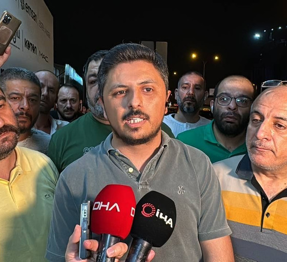 Taksiciler öldürülen meslektaşları için eylem yaptı: Hiçbir güvencemiz yok