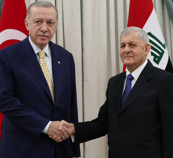 Irak Cumhurbaşkanı Reşid, Erdoğan'ı kabul etti: İkili ve bölgesel sorunlar ele alındı