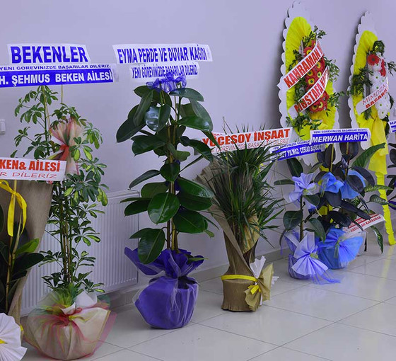 Ceylanpınar Belediyesi, tebrik çiçeklerinin gelirini SMA'lı çocuğa verdi