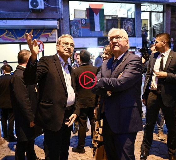 Almanya Cumhurbaşkanı Steinmeier Masumiyet Müzesi'ni gezdi, çıkışta Filistin şarkısı çaldı