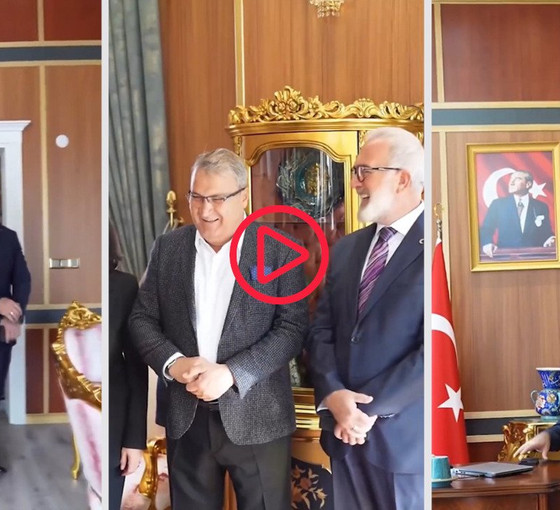 Rolexli Yenişehirlioğlu, Yunusemre'deki makam odasına hayran kalmış: 'Çok sevdim ya'