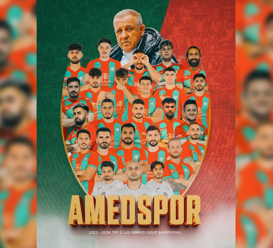 Amedspor'a tebrik mesajları: Bu şehir büyük kaptana sözünü tuttu