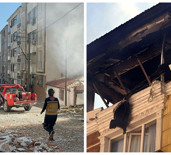 Çorlu’da apartman dairesinde patlama: Bir ağır yaralı