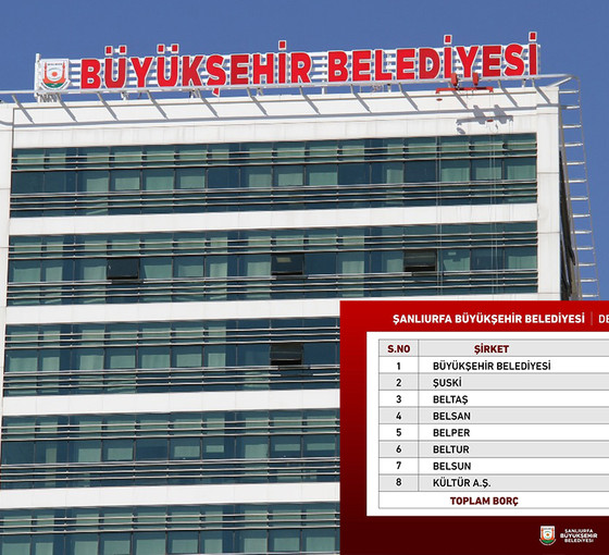 AKP'den YRP'ye geçmişti: Urfa Büyükşehir Belediyesi'nin borcu 11 milyar TL