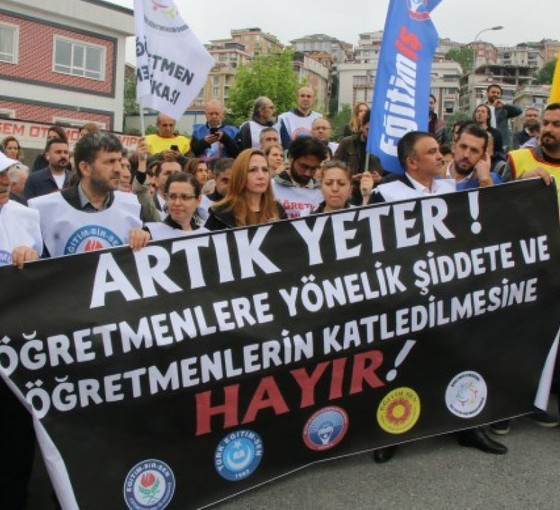 Eğitim sendikaları Oktugan'ın öldürülmesini protesto etti