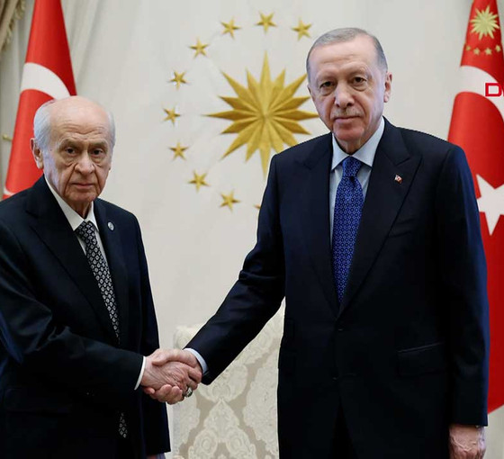 Erdoğan ve Bahçeli'nin görüşmesi 1 saat sürdü