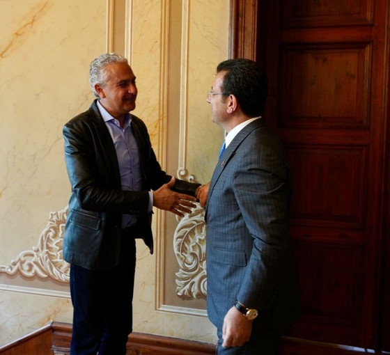 İmamoğlu, Ramallah Belediye Başkanı'nı ağırladı: Filistin halkına yardıma hazırız