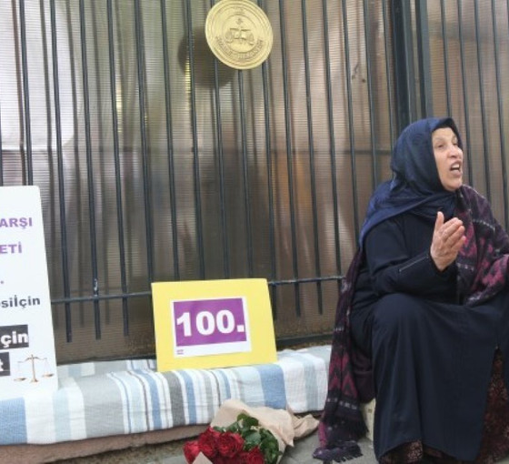 Adalet Nöbeti 100. gününde: Mithat Sancar Emine Şenyaşar'ı ziyaret etti