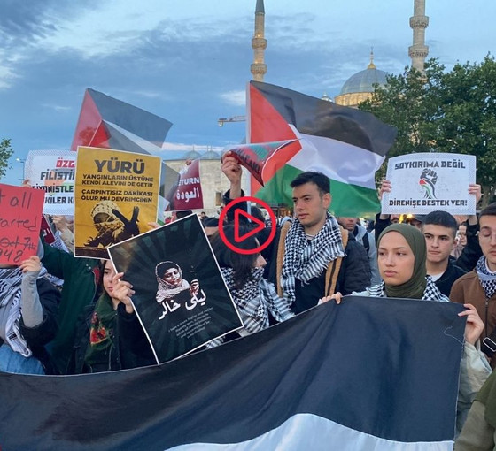 Yüzlerce kişi, Nakba’nın yıl dönümünde Eminönü’ne yürüdü: Filistin'e özgürlük, İsrail'e boykot