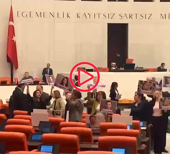 Meclis'te 'Kobanê Davası' protestosu