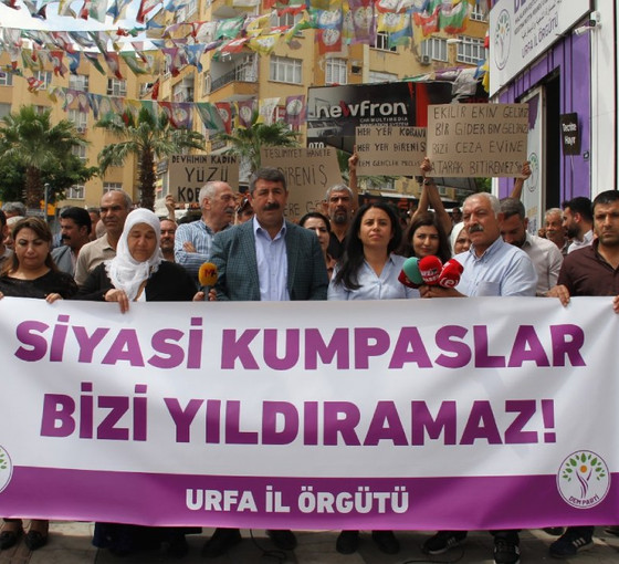 Urfa'da Kobanê Davası protestosu: 'Bu karar yok hükmündedir'